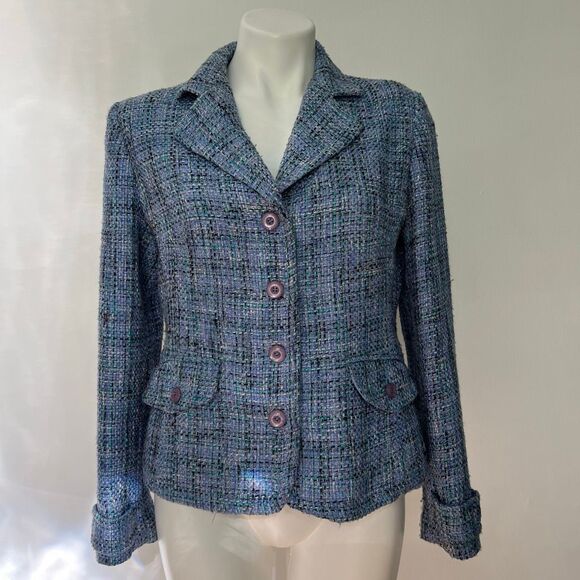 Sag Harbor Tweed Jacket Lavender Blue - Picture 1 of 8